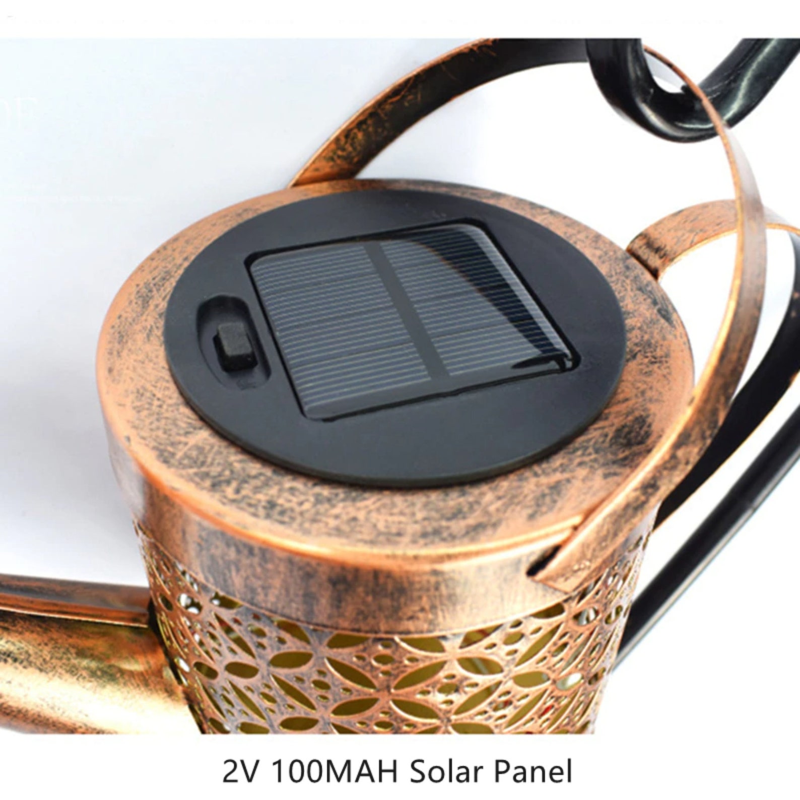 LED Solar Garden Lights Outdoor Watering Can Ornament Lamp Etsy