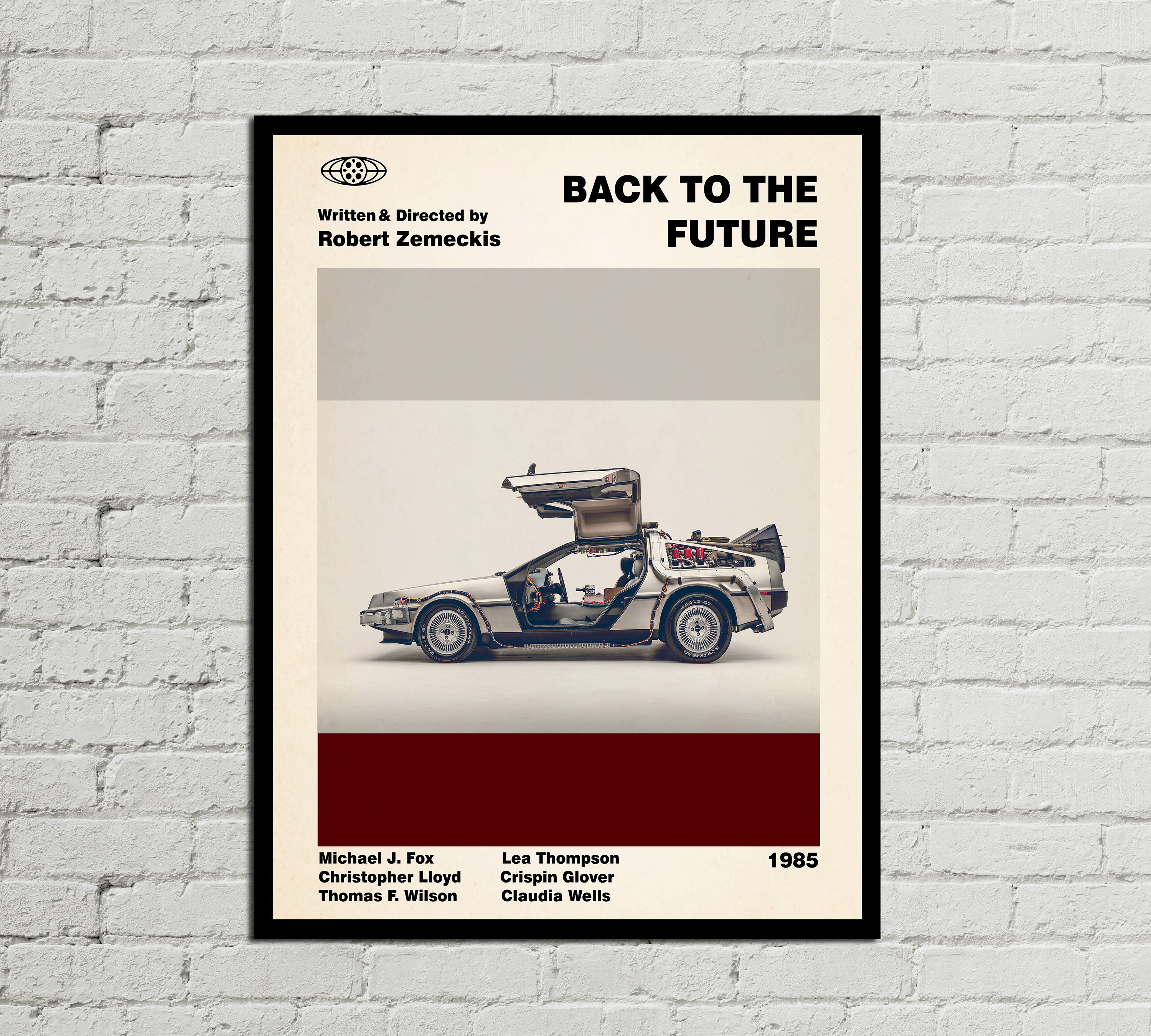 Back to the Future Poster - Movie Poster - Mid Century Modern