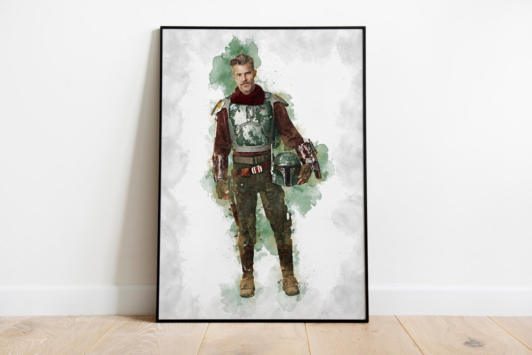 COBB VANTH POSTER - Star Wars Poster - Mandalorian Poster - Watercolor ...