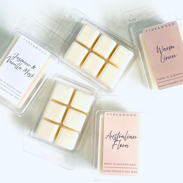 Soy Wax Melts 70grams - Hand-poured in Australia - Huge range of fragrances