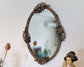 Antique Brass Mirror for Wall