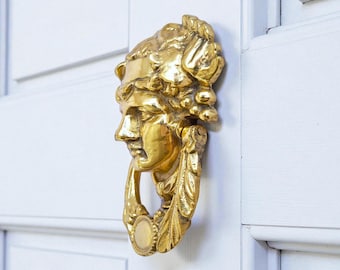 Grecian Door Knocker, Ancient Greek, Dionysos, Door Hardware - Etsy