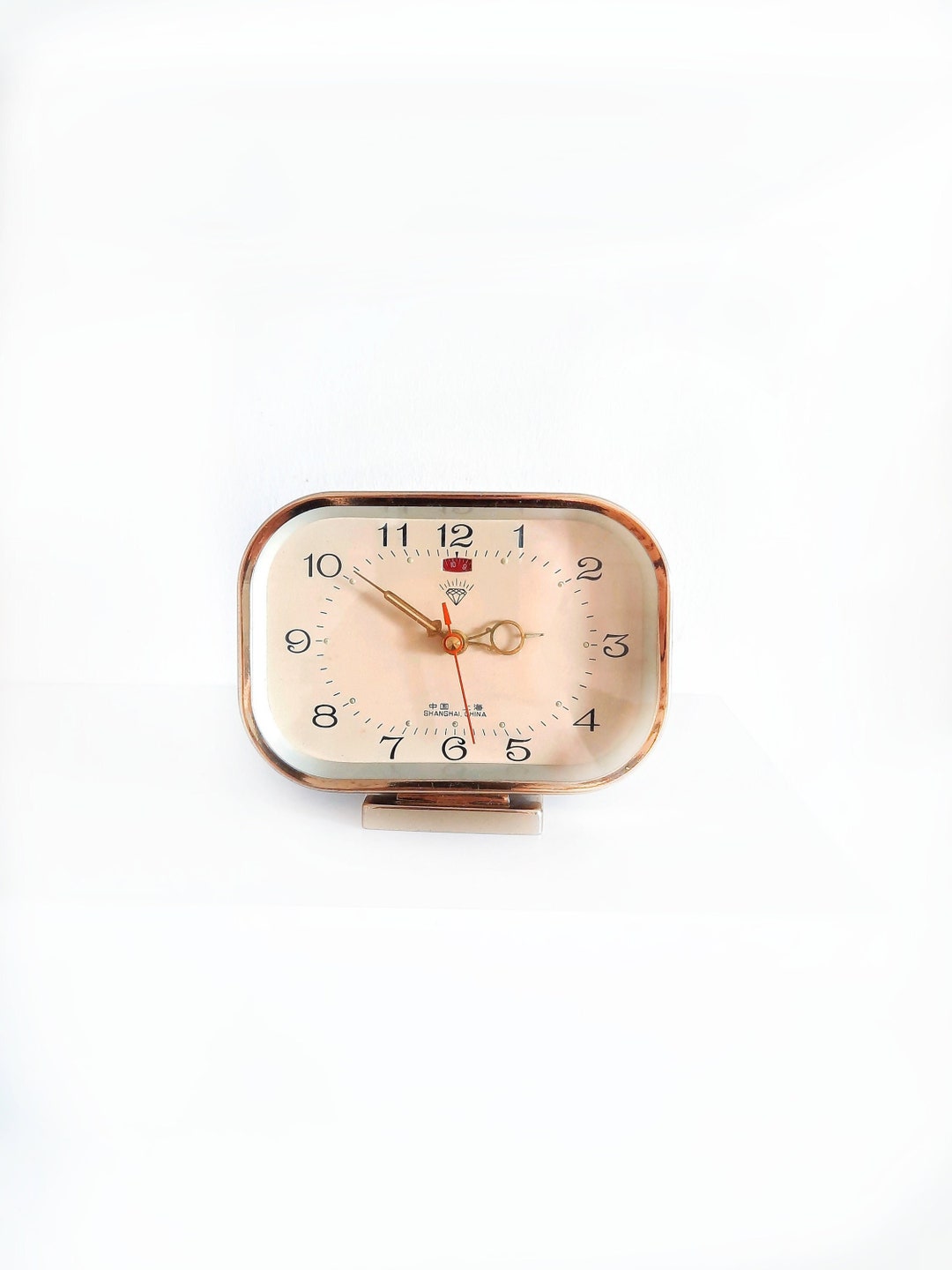 Minimalist Alarm Clock / Vintage Clock for Table / Retro Alarm Etsy