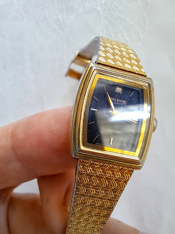 70s Japan Orient Quartz Women's Watch, Gold Color Met… - Gem