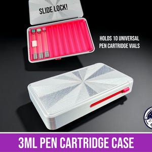 3ml Pen Cartridge Case, Injection Pen Cart Storage, Peptide Storage