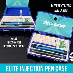 Elite Injection Pen Case, Insulin or Peptide Pen Case, Insulin Pen Storage Case