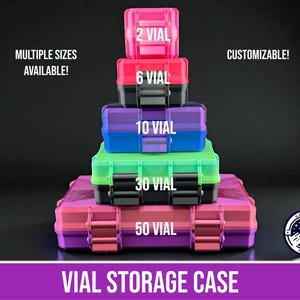Peptide Vail Storage Box, BAC Storage, Peptide Vial Case, Peptide Storage Case