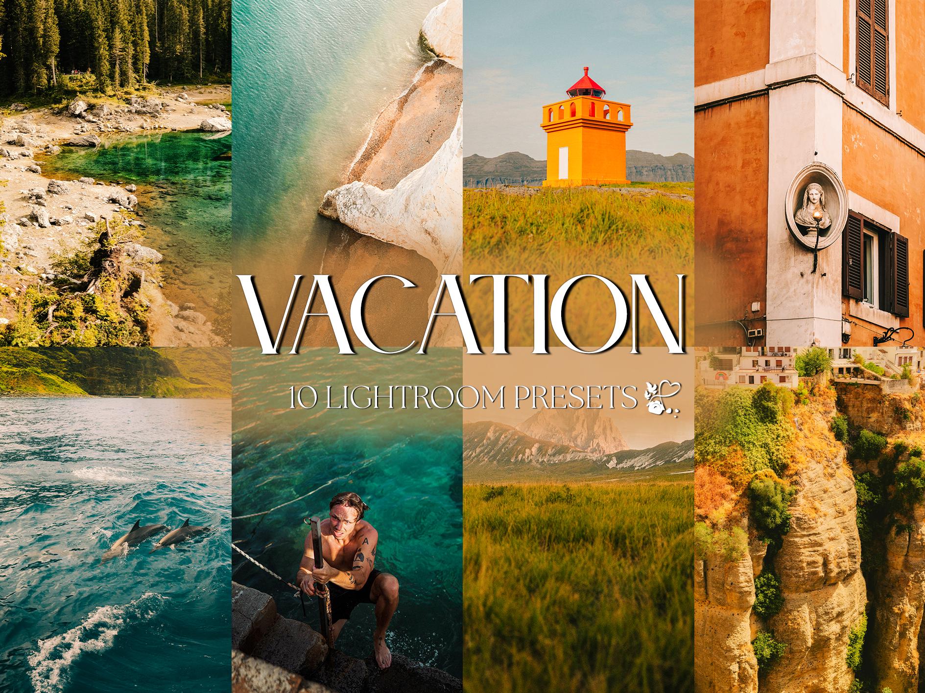 10 VACATION Lightroom Presets - Mobile Desktop - Warm Travel Presets ...