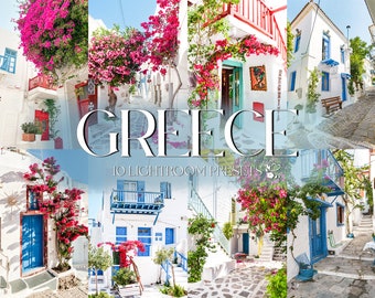 10 GREECE Mobile LIGHTROOM Presets | Santorini Presets | Greek Lifestyle Filter | Warm Instagram Preset | Greece Presets | Mykonos Presets |