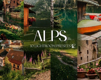 MOUNTAIN NATURE Lightroom Presets for Mobile & Desktop, Outdoor Cinematic Presets, Earthy, Moody, Nature Preset Pack