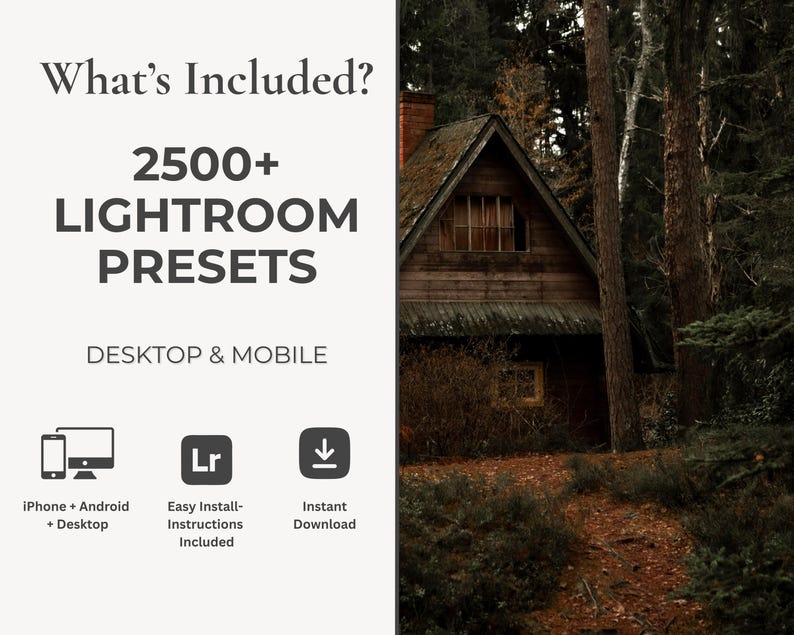 2500+ MEGA Lightroom Presets Bundle – Mobile Desktop – Warm Presets ...