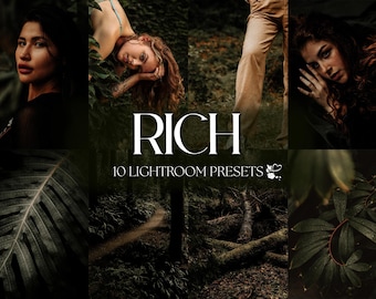 10 Rich Moody Lightroom Presets | Mobile & Desktop | Nature, Earthy, Rustic, Outdoor, Dark, Warm | Lifestyle Blogger | Photo Editing Filters