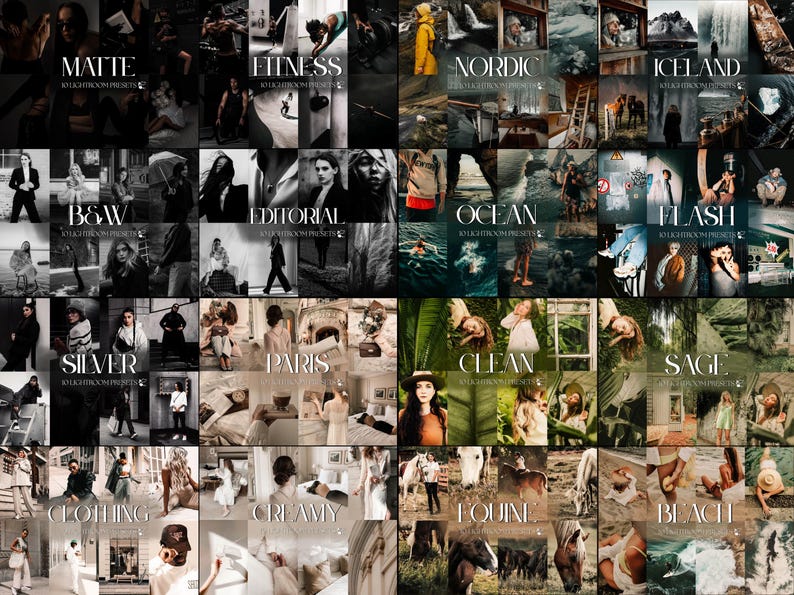 3800+ ULTIMATE Lightroom Presets Bundle – Mobile & Desktop – Summer Presets, Portrait Presets, Moody Film Presets, Outdoor Natural Presets image 8