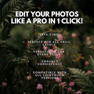 Presets mágicos de cuento de hadas para Lightroom para móviles y ordenadores, presets de retrato con ambiente melancólico, bosque, gótico, paquete de presets oscuros imagen 12