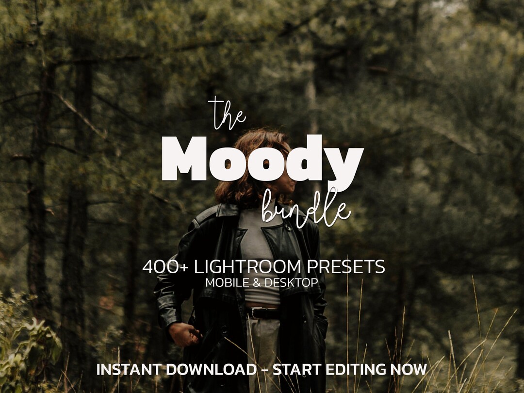 400+ MOODY Lightroom Presets Bundle – Mobile Desktop – Natural Outdoor ...