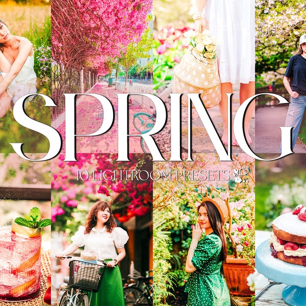 10 SPRING Mobile LIGHTROOM Presets | Soft Presets | Spring Presets | Vibrant Photo Editing for Instagram | Bright Presets | Vibrant Preset |