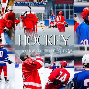 10 HOCKEY LIGHTROOM PRESETS | Mobilne i stacjonarne | Edycja fotografii sportowej | Jasne, przewiewne filtry zimowe | iPhone Photo