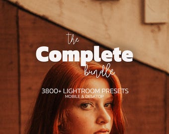 Bundel met meer dan 3800 complete Lightroom-presets - Mobiel & Desktop - Sfeervolle presets, Filmische presets, Zomerse strandpresets, Buitenpresets,