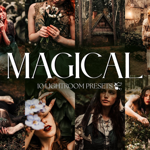 10 MAGICAL Mobile LIGHTROOM Presets | Moody Presets | Fairytale Presets | Fantasy Presets for Instagram | Forest Presets | Magical Presets |