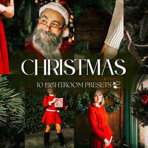 10 Christmas Lightroom Presets | Mobile & Desktop | Warm, Cozy, Festive, Holiday, Family, Airy | Lifestyle Blogger | Photo Editing Filters