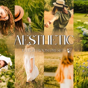10 Aesthetic Lightroom Presets | Mobile & Desktop | Natural, Bright, Clean, Outdoor, Portraits | Lifestyle Blogger | Photo Editing Filters