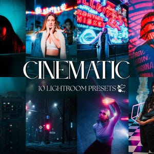 10 Cinematic Lightroom Presets | Mobile & Desktop | Urban, Portrait, Street, Vibrant, Natural | Lifestyle Blogger | Photo Editing Filters