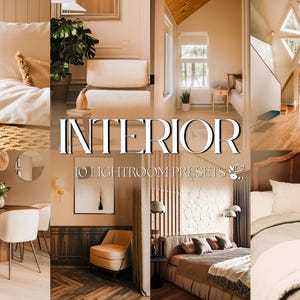 10 Interior Lightroom Presets | Mobile & Desktop | Indoor, Natural, Bright, Neutral, Aesthetic | Lifestyle Blogger | Photo Editing Filters