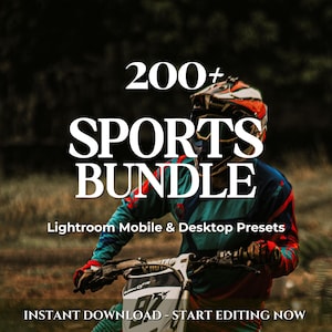 PAKIET PONAD 200 PRESETÓW SPORTOWYCH | Presety Lightroom dla urządzeń mobilnych i komputerów stacjonarnych | Presety do naturalnego światła | Presety dla influencerów na zewnątrz | Fotografia sportowa