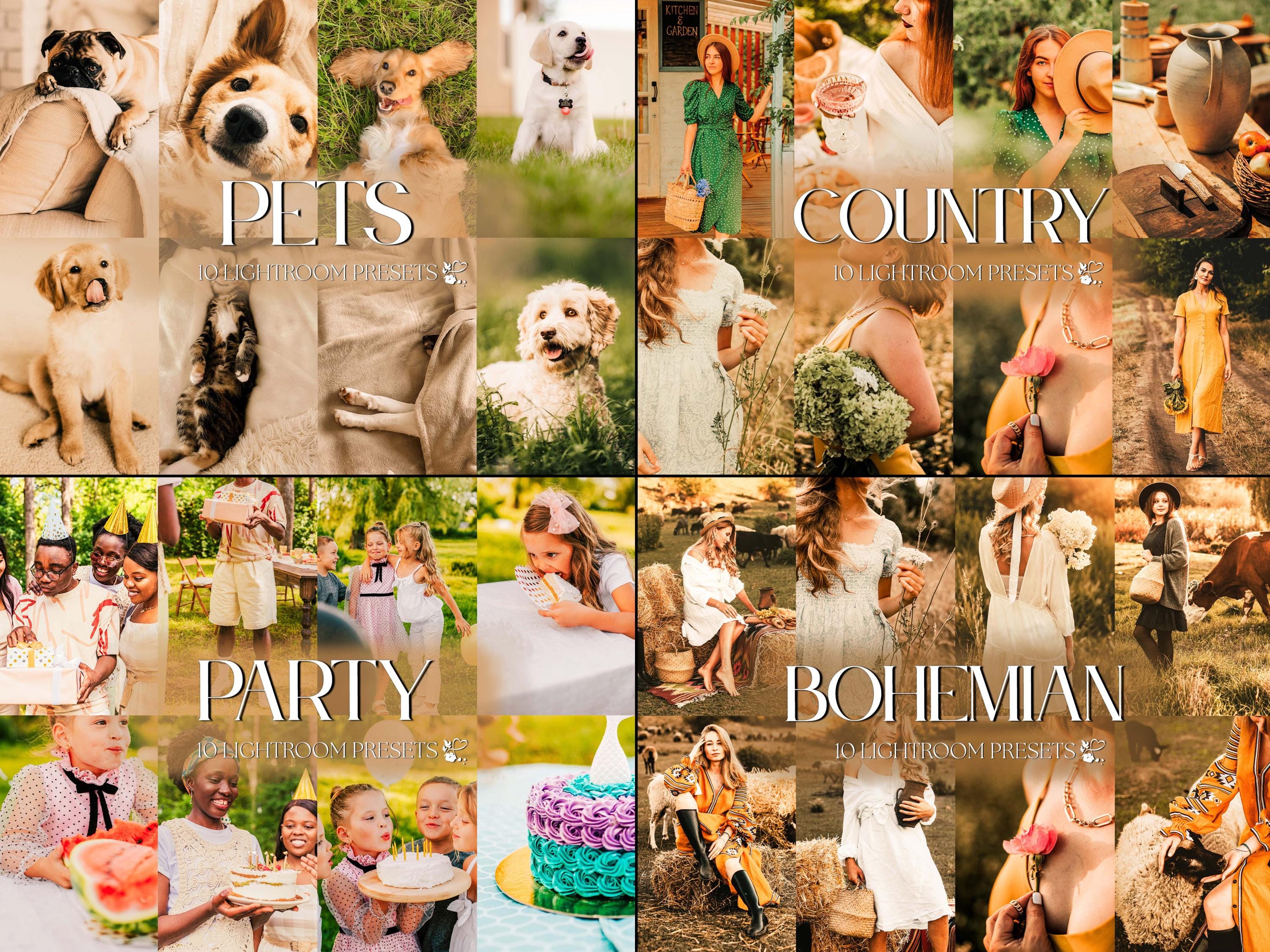 500+ BOHO BABY Lightroom Presets Bundle - Mobile Desktop - Soft Newborn ...