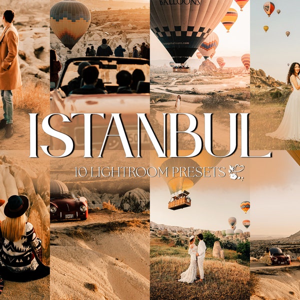 10 ISTANBUL Mobile LIGHTROOM Presets | Boho Instagram Travel Presets | Warm Influencer Presets | Istanbul Presets | Outdoor Travel  Preset |