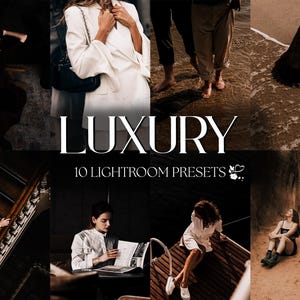 10 Luxury Lightroom Presets | Mobile & Desktop | Minimal, Aesthetic, Warm Moody, Classic, Earthy | Lifestyle Blogger | Photo Editing Filters