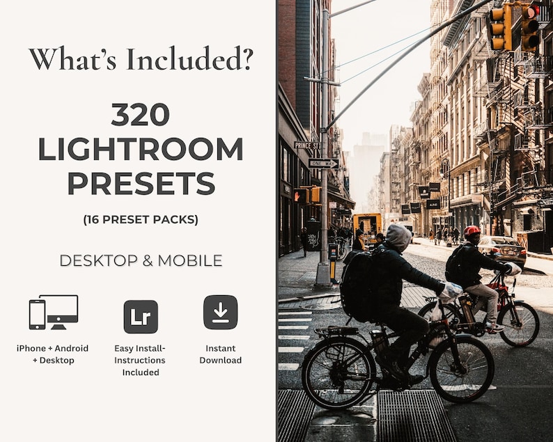 250+ URBAN Lightroom Presets Bundle – Mobile Desktop – Outdoor Film ...