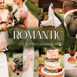 10 Romantic Lightroom Presets | Mobile & Desktop | Couple, Bright, Wedding, Boho, Earthy, Outdoor | Lifestyle Blogger | Photo Editing Filter