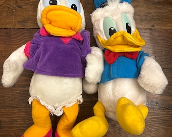 2001 ディズニー ドナルド＆デイジーダック ぬいぐるみ - ぬいぐるみ