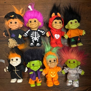 Vintage Halloween Russ Troll Dolls - Etsy