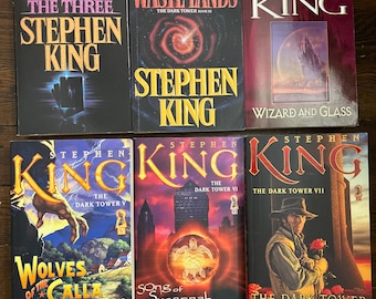 Vintage Stephen King Dark Tower novels
