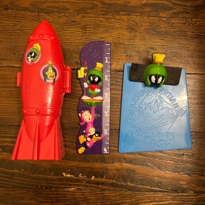 Vintage Marvin The Martian 50th anniversary stationary set