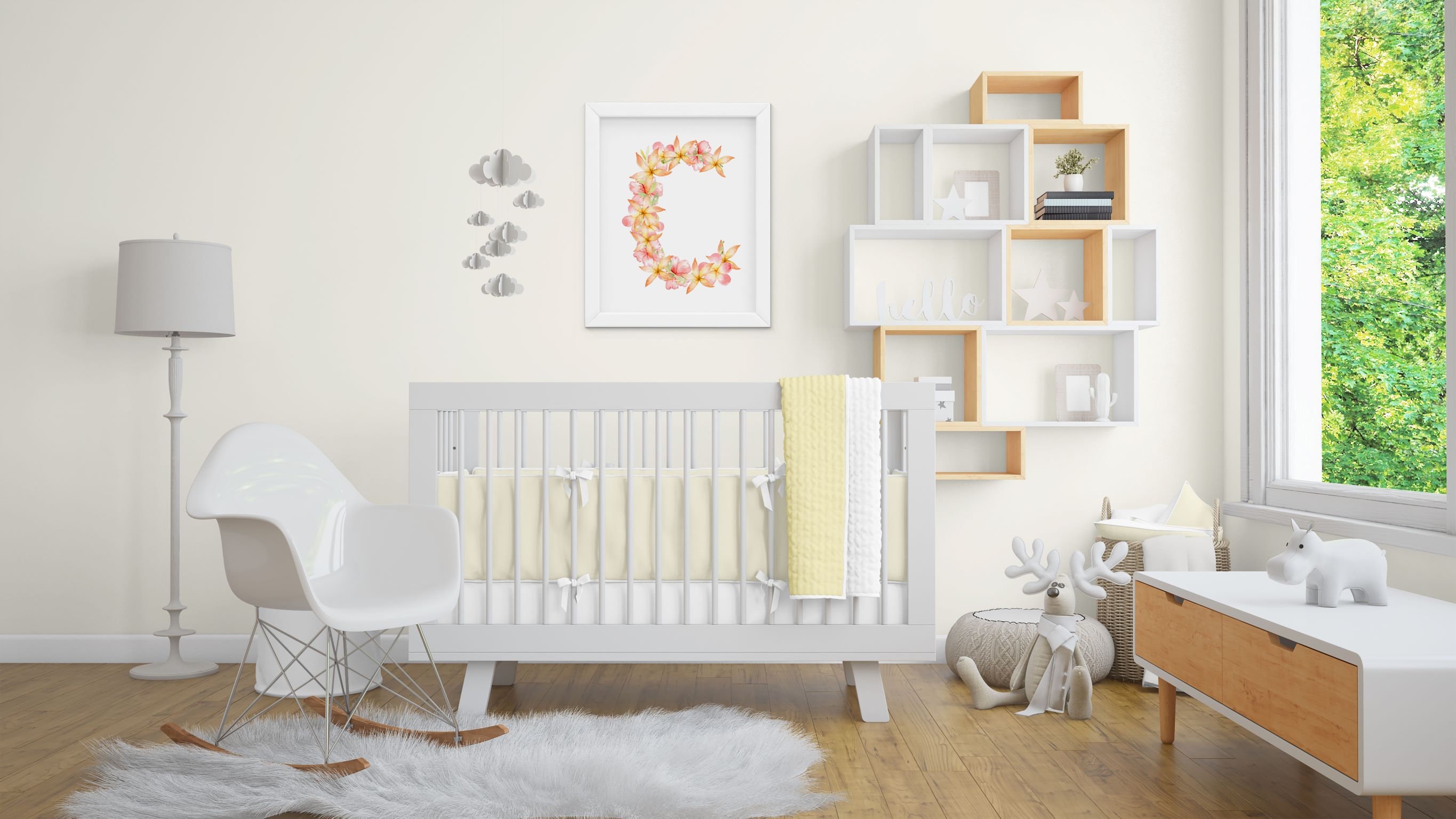 Alphabet Letter 'C' Nursery, Kid Room Printable Wall Art Print 5x7 8x10 ...