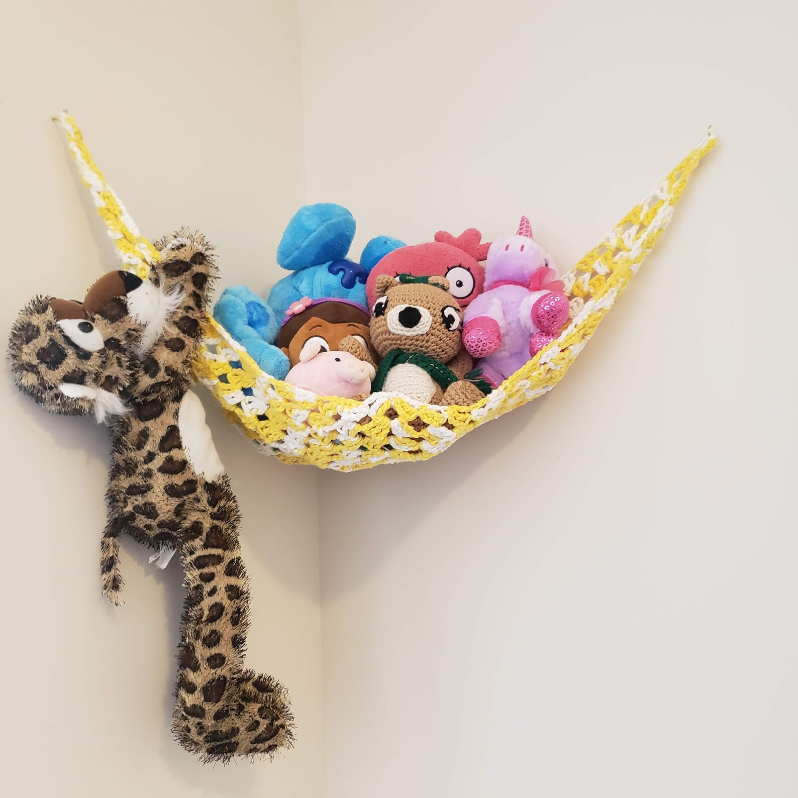 Animal Net Stuffed Animal Storage Stuffed Animal Pet Net Etsy