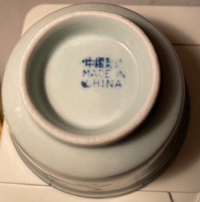 Vintage Chinese Rice Bowls Etsy