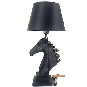 Horse Head Stallion Table Lamp