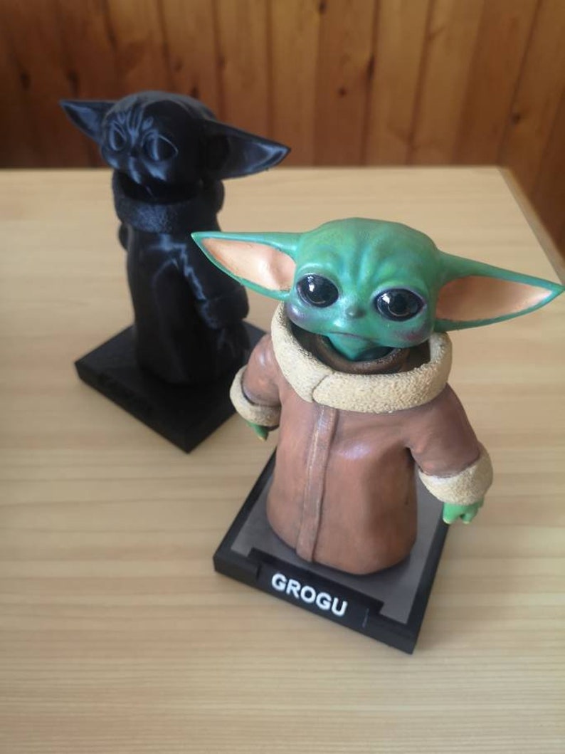 Baby Yoda Grogu fanart stl pronto per la stampa 3D Etsy Italia