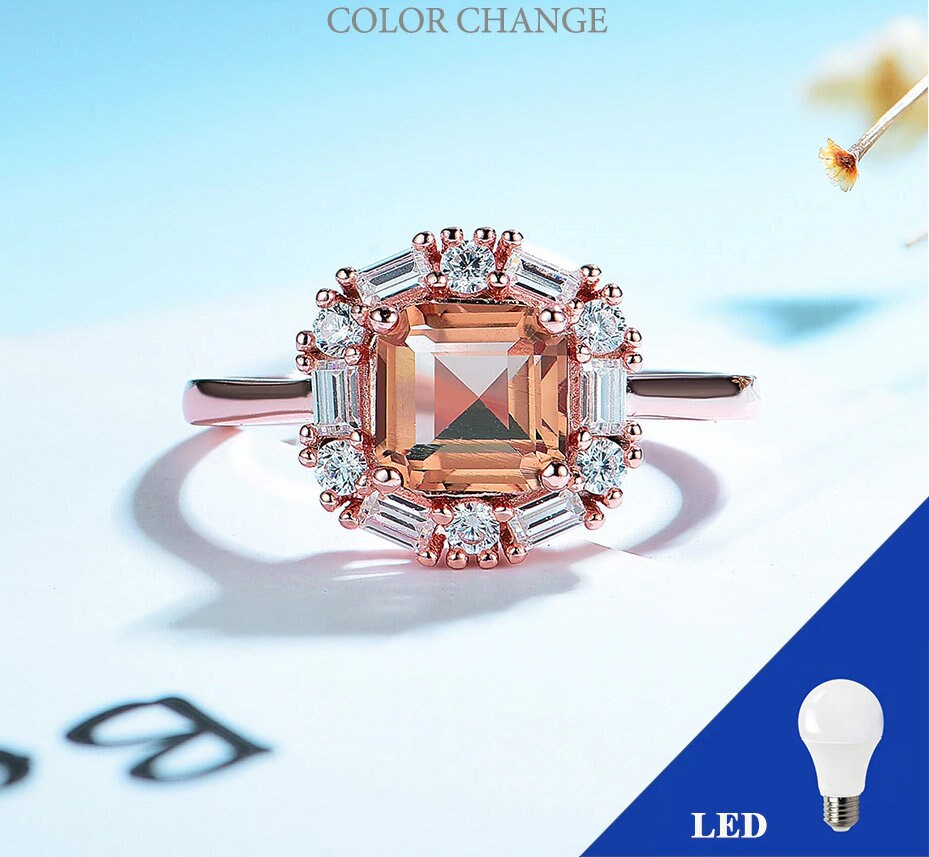 Zultanite Ringlab Created Gemstone925 Sterling Silverfor Etsy UK