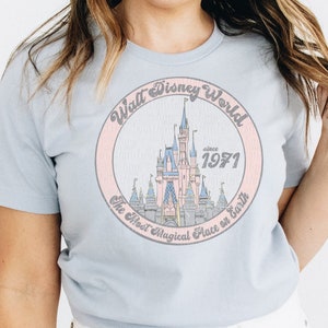 Magic Kingdom Castle Shirt,  Bella Canvas Shirt, Most Magical Place on Earth Tshirt, Disney Trip Shirt, Walt Disneyworld Shirt, WDW Shirt