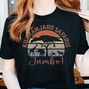 Kilimanjaro Safaris Shirt, Animal Kingdom Shirt, Safari Shirt, Jambo Tee, Vacation Shirt, Family Group Shirt, Disney World, Soft Jersey Tee