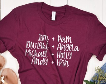 Office Couples Tees - Etsy