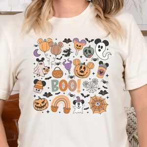 Mouse Ears Halloween Shirt, Disney Halloween Shirt, Happy Halloween Shirt, Disneyland Tee,  Disney World Vacation Tee