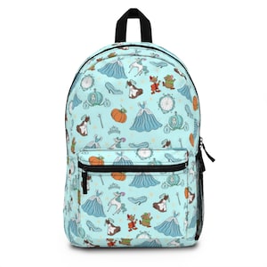 Princess Backpack, Cinderella Backpack, Disney Backpack, Back to School Bag, Disneyland, Disney World Bag