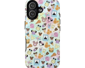 Park Day Snacks and Essentials MagSafe Tough Phone Case, iPhone Case, Samsung Galaxy Phone Case, Pixel Case, Disney Phone Case