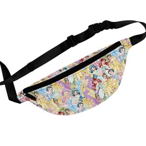 Princesses Fanny Pack, Once Upon a Time Fanny Pack, Park Day Fanny Pack, Vacation Bag, Waist Bag, Disney Fanny Pack